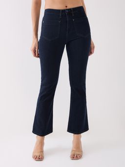 Spykar - Blue High Rise Boot Cut Casual Jeans