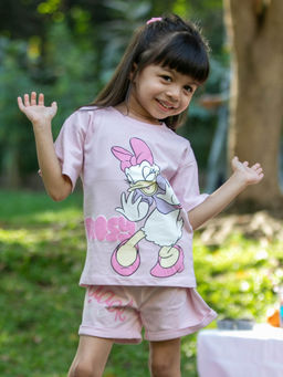 Napchief - Girls Daisy Duck Classic T-Shirt With Shorts (Set of 2)