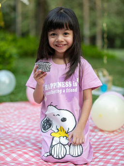 Napchief - Girls Peanut Snoopy Cuddle Dress