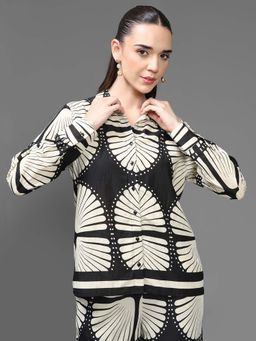 Kazo - Black And White Kramer Shirt