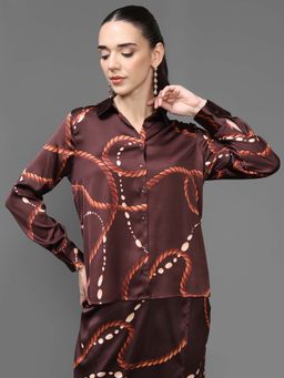 Kazo - Brown Yana Shirt