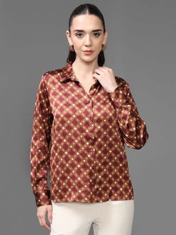Kazo - Brown Carnaby Shirt