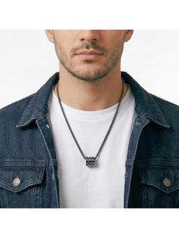 Salty Alpha - Black Traveler Chain Necklace