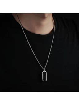 Salty Alpha - Black Cutting Edge Reversible Chain Necklace