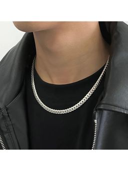 Salty Alpha - Silver Ironclad Cuban Necklace