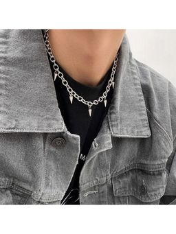 Salty Alpha - Silver Rogue Spike Chain Necklace