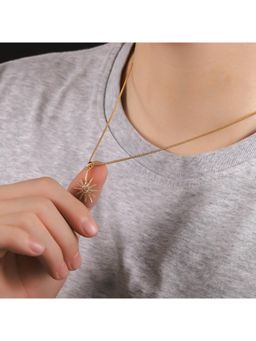 Salty Alpha - Gold Zenith Sunburst Pendant Necklace