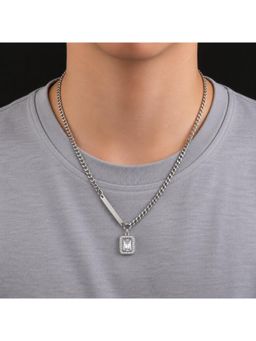 Salty Alpha - White Lennox Pendant Necklace
