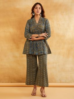 Shri Sanyogini - Womens Blue Co-Ord Set