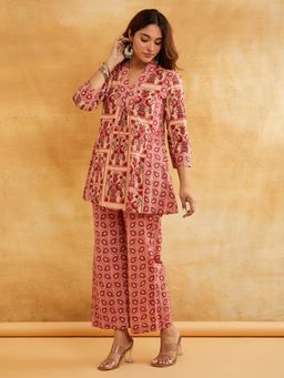 Shri Sanyogini - Womens Pink Co-Ord Set
