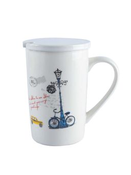 Voncasa - Mug with Lid (Bh134)