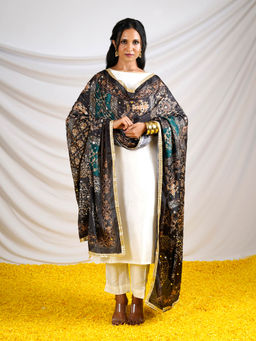 Teejh - Saibo Mirror Printed Dupatta