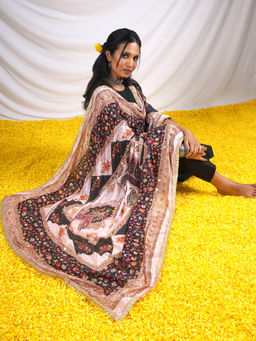Teejh - Gulnaaz Mirror Printed Dupatta