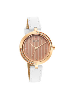 Sonata - Utsav 8184WL01 Rose Gold Dial Analog Watch For Women