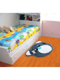 Saral Home - Microfiber Anti-Skid Bathmat - (Grey, 45 x 65 cm)