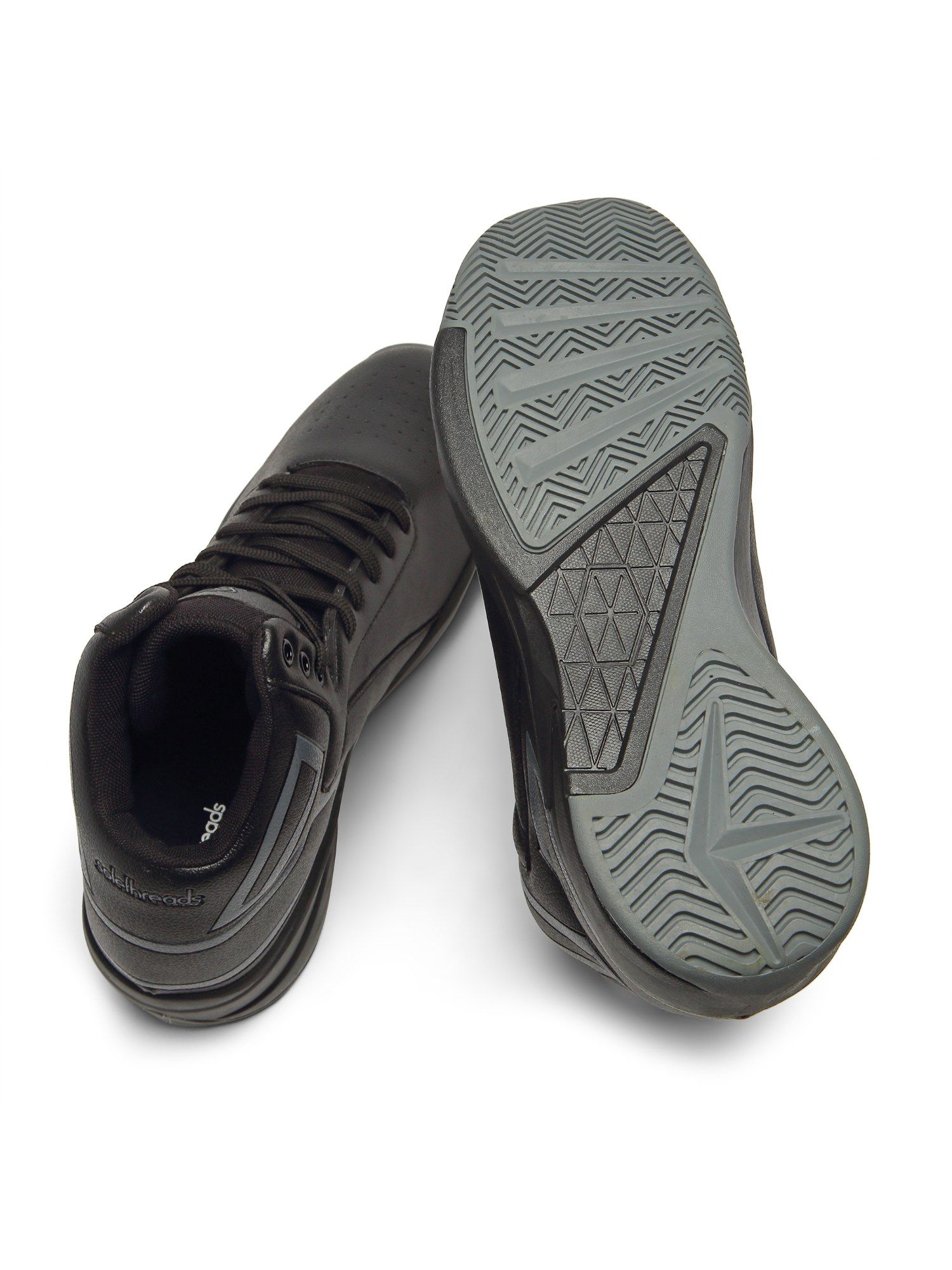 【FINALSALE】SINGLE RIDERS(mens)-Black- Buy SOLETHREADS Rider Black Solid Men Sneakers Online