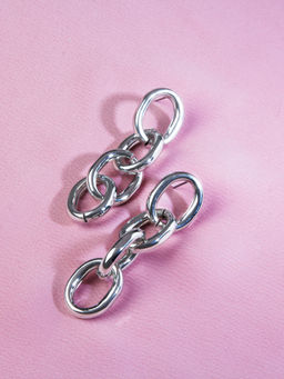 Kazo - Silver Chain Danglers