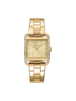 DKNY - City Glitz Analog Champagne Square Dial Womens Watch - DK1L003M0025