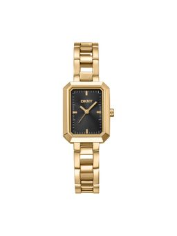 DKNY - Uptown Midi Analog Black Rectangle Dial Womens Watch - DK1L009M0015