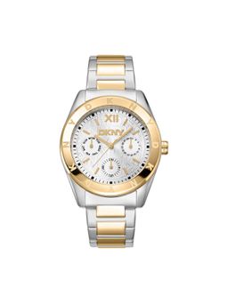 DKNY - Chambers Multi Sport Multifunction Silver Round Dial Womens Watch - DK1L015M0055
