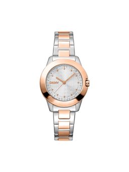 DKNY - Park Ave Logo Analog Silver Round Dial Womens Watch - DK1L021M0095