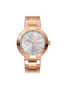 DKNY - Eastside Maxi Multifunction Silver Round Dial Womens Watch - DK1L022M0045