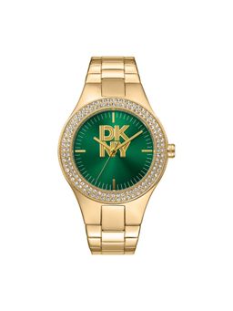 DKNY - DK1L025 Analog Green Round Dial Womens Watch - DK1L025M0055