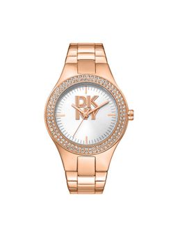DKNY - DK1L025 Analog Silver Round Dial Womens Watch - DK1L025M0065