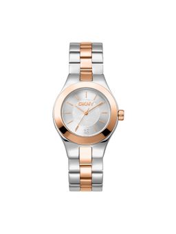 DKNY - Parsons Midi Analog Silver Round Dial Womens Watch - DK1L026M0075