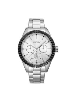DKNY - Nolita Multi Glitz Multifunction Silver Round Dial Womens Watch - DK1L027M0035