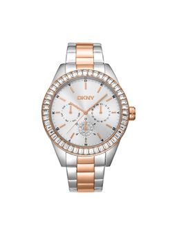 DKNY - Nolita Multi Glitz Multifunction Silver Round Dial Womens Watch - DK1L027M0085