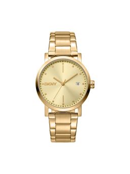DKNY - Soho Midi Analog Champagne Round Dial Womens Watch - DK1L036M0065