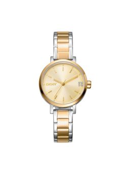 DKNY - Soho Glitz Analog Champagne Round Dial Womens Watch - DK1L038M0075