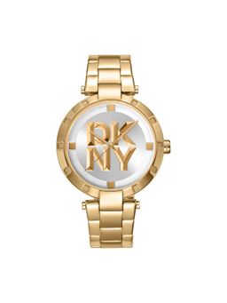 DKNY - Essential Logo Analog Silver Round Dial Womens Watch - DK1L041M0065