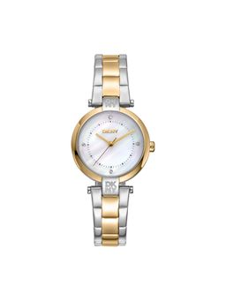 DKNY - Essential Mini Analog White Round Dial Womens Watch - DK1L043M0075