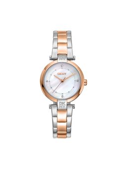 DKNY - Essential Mini Analog White Round Dial Womens Watch - DK1L043M0095