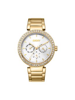 DKNY - Downtown Glitz Multifunction Silver Round Dial Womens Watch - DK1L044M0055