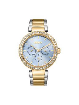 DKNY - Downtown Glitz Multifunction Light Blue Round Dial Womens Watch - DK1L044M0085