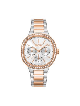 DKNY - Evening Multifunction Silver Round Dial Womens Watch - DK1L084M0095