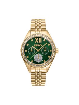 DKNY - DK1L098 Multifunction Green Round Dial Womens Watch - DK1L098M0075