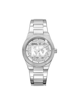 DKNY - Logo Analog Silver Round Dial Womens Watch - DK1L102M0215