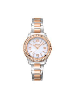 DKNY - Evening Analog White Round Dial Womens Watch - DK1L105M0105