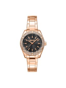 DKNY - DK1L107 Analog Black Round Dial Womens Watch - DK1L107M0075