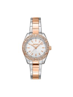 DKNY - DK1L107 Analog Silver Round Dial Womens Watch - DK1L107M0095
