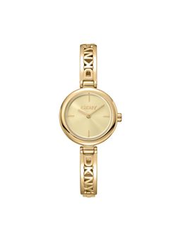 DKNY - Logo Analog Champagne Round Dial Womens Watch - DK1L115M0035