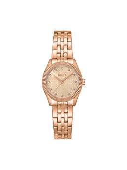 DKNY - Logo Analog Rose Gold Round Dial Womens Watch - DK1L126M0065