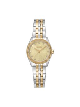 DKNY - Logo Analog Champagne Round Dial Womens Watch - DK1L126M0085