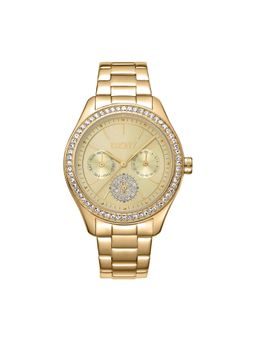 DKNY - Evening Multifunction Champagne Round Dial Womens Watch - DK1L129M0055