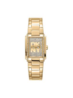 DKNY - Logo Analog Silver Rectangle Dial Womens Watch - DK1L140M0025