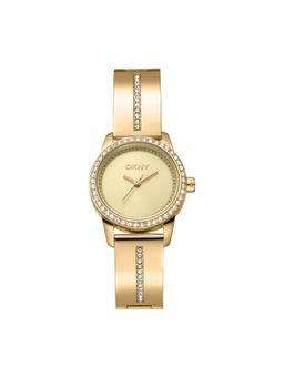DKNY - DK1L160 Analog Gold Round Dial Womens Watch - DK1L160M0035